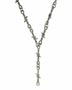 Alternative view of Cheapest 🌟 Barbed Wire Chain Necklace 🌟