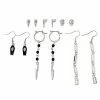 Cheapest ๐ Multi-Pack Skull Coffin Hatchet Razor and Knife Dangle and Stud Earrings - 6 Pairs ๐คฉ 2 Cheapest ๐ Multi-Pack Skull Coffin Hatchet Razor and Knife Dangle and Stud Earrings - 6 Pairs ๐คฉ -Sun & Moon-shop 03875143 a
