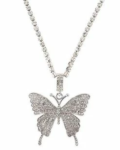Buy 𧨠Butterfly Charm Chain Necklace β