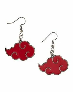 Best Pirce ✨ Akatsuki Dangle Earrings - Naruto Shippuden ❤️