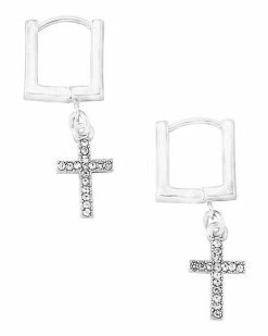 Cheapest π CZ Cross Huggie Dangle Earrings - 18 Gauge π 5 Cheapest π CZ Cross Huggie Dangle Earrings - 18 Gauge π -Sun & Moon-shop 03902673 b