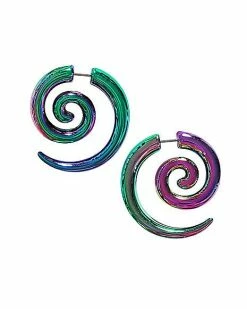 Hot Sale 🎉 Black Iridescent Fake Spirals ⌛