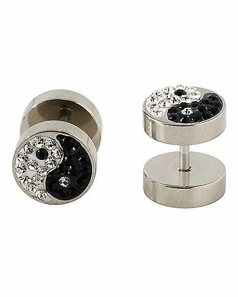 Best Sale π CZ Yin Yang Fake Plugs - 16 Gauge 𧨠- Image 2