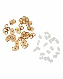 Buy ❤️ Multi-Pack Goldtone Butterfly and Clear Earring Backs - 40 Pack 🤩
