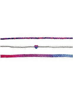 Deals 🛒 Multi-Pack Bisexual Pride Necklaces - 3 Pack 😀