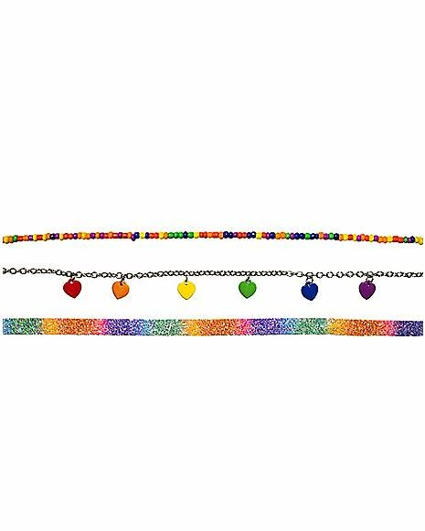 New π Multi-Pack Rainbow Pride Necklaces - 3 Pack π 3 New π Multi-Pack Rainbow Pride Necklaces - 3 Pack π