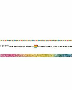 Discount ⌛ Multi-Pack Pansexual Pride Necklaces - 3 Pack 🔥