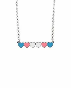 New 🧨 Transgender Pride Heart Bar Necklace 🧨