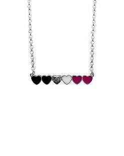 Flash Sale 🛒 Asexual Pride Heart Chain Necklace ✨