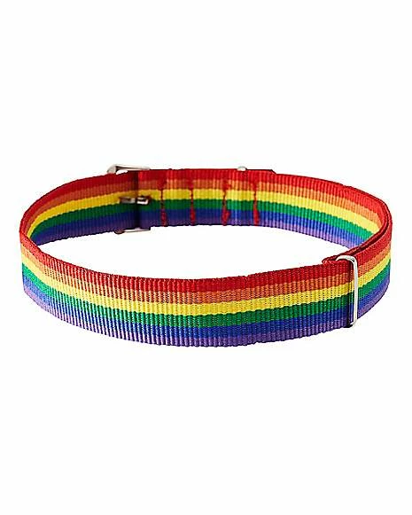Buy π Pride Striped Choker Necklace π₯