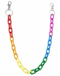 Best Sale 💯 Rainbow Link Pride Wallet Chain 👍