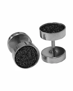 Best reviews of 🎉 Black Glitter Fake Plugs - 16 Gauge ❤️