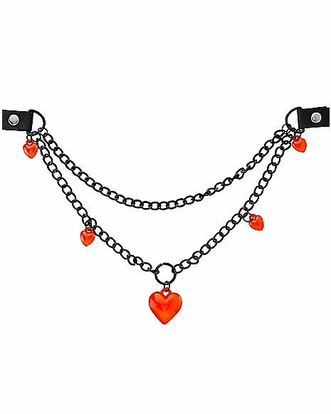 Flash Sale π₯° Heart Double Chain Choker Necklace π