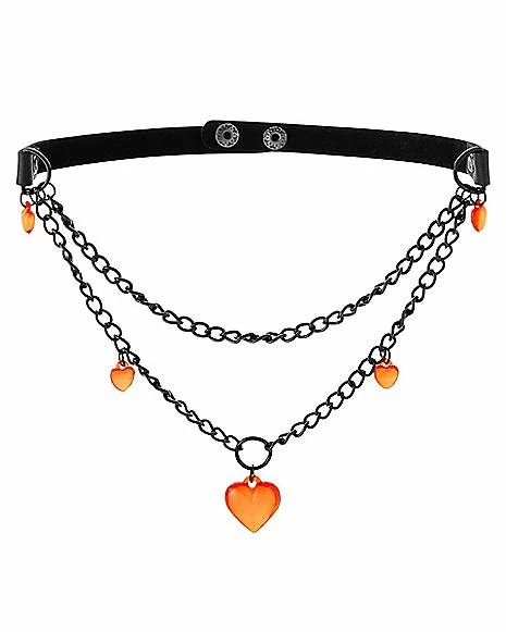 Flash Sale π₯° Heart Double Chain Choker Necklace π - Image 2