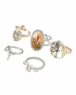 Best deal 🎁 Multi-Pack Snake and Bird Rings - 5 Pack 🤩