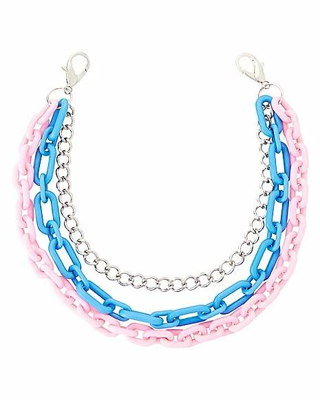Hot Sale π₯ Pink and Blue Acrylic π Shoe Chain π