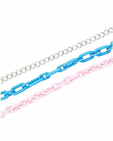 Hot Sale π₯ Pink and Blue Acrylic π Shoe Chain π - Image 2