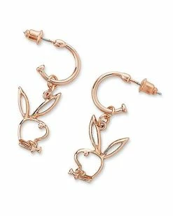 Coupon 🌟 Multi-Pack Silvertone and Goldtone Playboy Bunny Stud and Dangle Earrings - 6 Pair 🤩 -Sun & Moon-shop 03932514 c