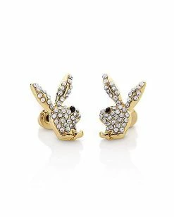 Coupon 🌟 Multi-Pack Silvertone and Goldtone Playboy Bunny Stud and Dangle Earrings - 6 Pair 🤩 -Sun & Moon-shop 03932514 g