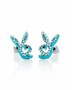Outlet 💯 Multi-Pack Playboy Bunny Multi-Color Stud Earrings and Dangle Earrings - 6 Pair 👍 -Sun & Moon-shop 03932548 f