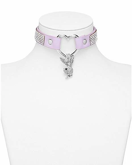 Brand new β¨ CZ Playboy Bunny Heart Ring Choker Necklace π