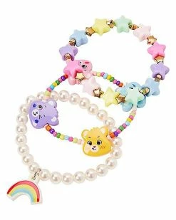 Buy 🌟 Multi-Pack Rainbow Care Bears Beaded Bracelets - 3 Pack ✨