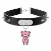 Outlet 😀 Gloomy Bear Spiked Choker Necklace 😀 -Sun & Moon-shop 03940152 a
