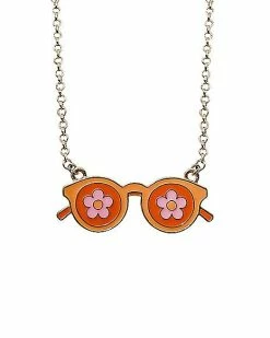 Best Pirce 🥰 Flower 👓 Sunglasses Necklace ⌛