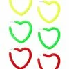 Promo 🌟 Multi-Pack Heart Cutout Earrings - 3 Pair 👍 -Sun & Moon-shop 03942950 a
