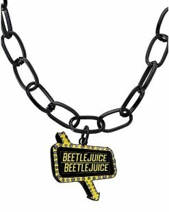 Brand new ⌛ Beetlejuice Sign Chain Choker Necklace ❤️