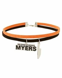 Cheap 👍 Michael Myers Knife Choker Necklace - 🦇 Halloween 👍