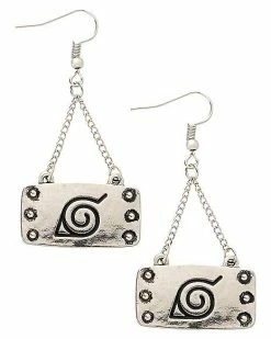 Top 10 🔥 Naruto Shippuden Badge Dangle Earrings 🥰
