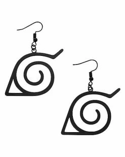 Discount 🥰 Leaf Village Symbol Naruto Dangle Earrings 👏