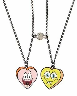 Deals 💯 Multi-Pack SpongeBob SquarePants Magnetic Bestie Necklaces - 2 Pack 🛒