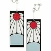 Promo 😉 Fake Tanjiro Dangle Earrings - Demon Slayer ✨ 2 Promo 😉 Fake Tanjiro Dangle Earrings - Demon Slayer ✨ -Sun & Moon-shop 03969011 a