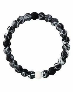 Outlet 🎉 Black and White Marble Bead Bracelet ⌛