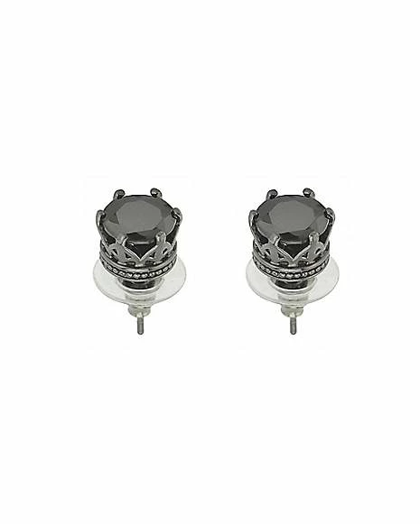 New π₯° CZ Black Titanium Stud Earrings βοΈ 4 New π₯° CZ Black Titanium Stud Earrings βοΈ - Image 2