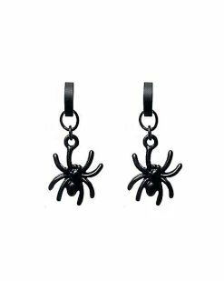 Best deal 💯 Spider Hoop Huggie Dangle Earrings - 18 Gauge 🔔