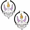 Brand new ๐ฅฐ White Baby Baphomet Hoop Earrings - 18 Gauge ๐ฅฐ 2 Brand new ๐ฅฐ White Baby Baphomet Hoop Earrings - 18 Gauge ๐ฅฐ -Sun & Moon-shop 03976958 a