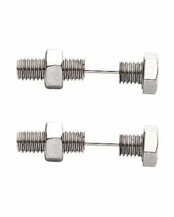 New 💯 Nut and Bolt Fake Taper Earrings - 18 Gauge 💯