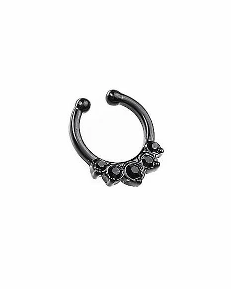 Brand new ๐ Black CZ Fake Septum Ring ๐ฅ 4 Brand new ๐ Black CZ Fake Septum Ring ๐ฅ - Image 2