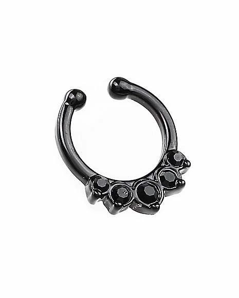 Brand new ๐ Black CZ Fake Septum Ring ๐ฅ 5 Brand new ๐ Black CZ Fake Septum Ring ๐ฅ - Image 3
