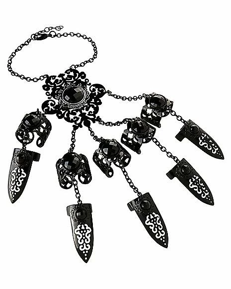 Coupon โค๏ธ Black CZ Gothic Hand Armor ๐ 4 Coupon โค๏ธ Black CZ Gothic Hand Armor ๐ - Image 2