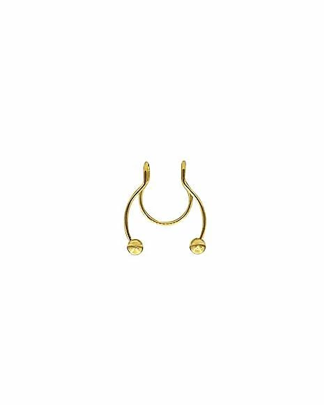 Hot Sale โญ Gold Plated Faux Horseshoe Septum Ring ๐