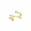 Cheap ⌛ CZ Goldtone Star Ear Cuff 🎁 -Sun & Moon-shop 03980612 a