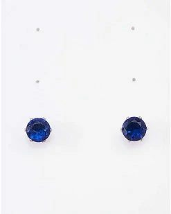 Best Pirce 🤩 Sapphire Semi-Precious September Birthstone Stud Earrings 🎁