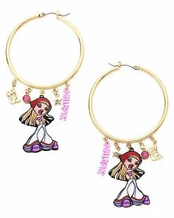 Brand new 😉 Bratz Yasmin Hoop Dangle Earrings 👍
