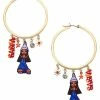 Budget 👍 Bratz Sasha Hoop Dangle Earrings ✔️ -Sun & Moon-shop 03988409 a