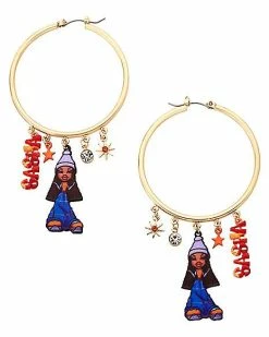 Budget 👍 Bratz Sasha Hoop Dangle Earrings ✔️