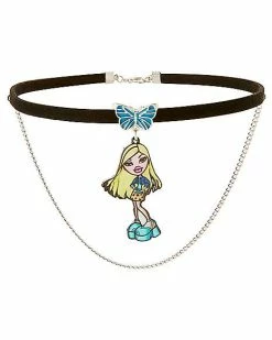 Budget 🔔 Bratz Butterfly Chain Choker Necklace ✔️